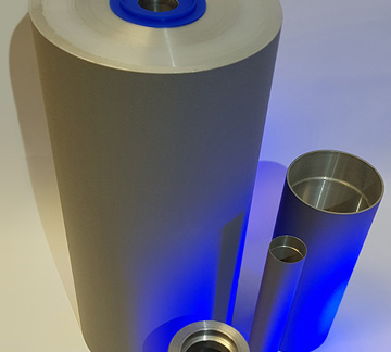 Production of rollers - cylinders - shafts - components and modules